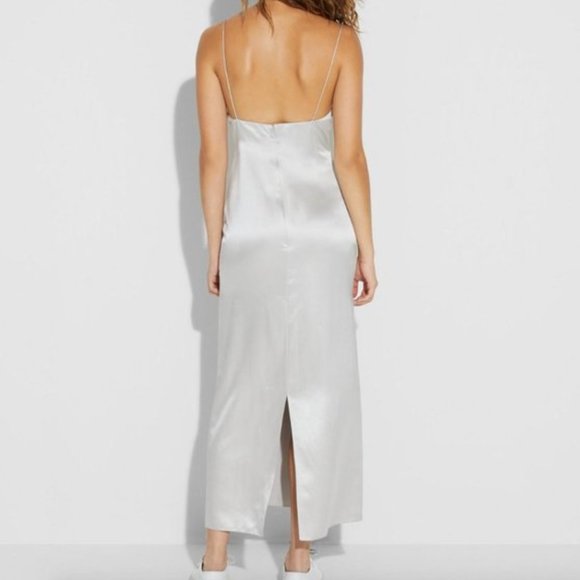 Theory Abbott Satin Slip Dress - Picture 2 of 8